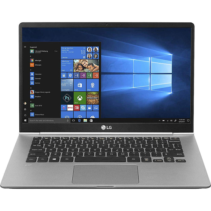 LG 14" Gram Ultra-Light Laptop with Intel Core i7 8565U  14Z990-R.AAS7U1 (Open Box)
