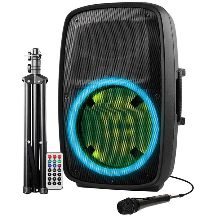 Ion Audio Total PA Plus Glow 2 High-Power 500W Bluetooth PA System with Lights Refurbished