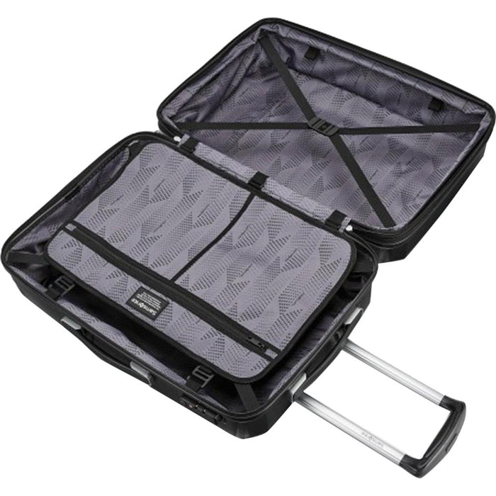 Samsonite Winfield 3 DLX Spinner 78/28 Checked Luggage - (Black) - ** OPEN BOX**
