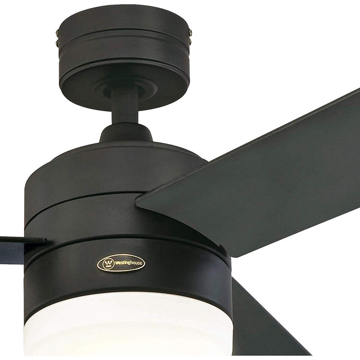 Westinghouse 7205900 Alta Vista 52" Matte Black, Dimmable LED Light Kit w/ Frosted Glass
