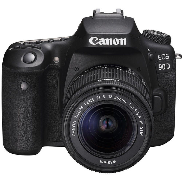 Canon EOS 90D DSLR Digital SLR Camera + EF-S 18-55mm IS STM Lens Kit Bundle
