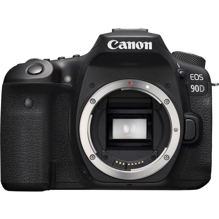 Canon EOS 90D DSLR Digital SLR Camera Body Deluxe Case & Accessory Kit Bundle