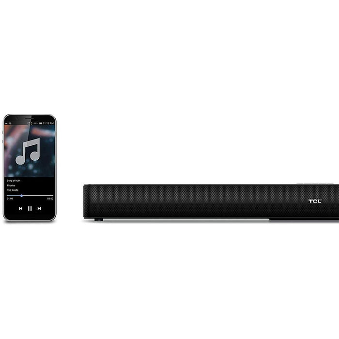 TCL 55S525 55-inch 5-Series Roku Smart HDR 4K UHD TV (2019) w/ Sound Bar Bundle