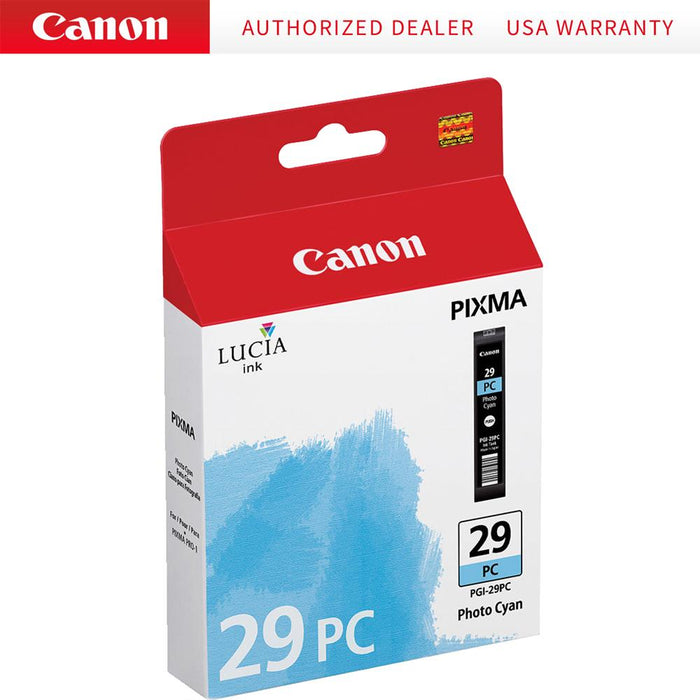 Canon PGI-29 PC - LUCIA Series Photo Cyan Ink Cartridge for Canon PIXMA PRO-1 Printer