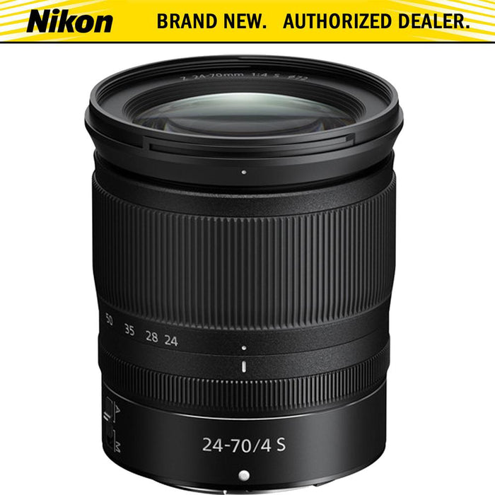 Nikon NIKKOR Z 24-70mm f/4 S Full Frame Zoom Lens for Z-Mount Mirrorless Cameras 20072