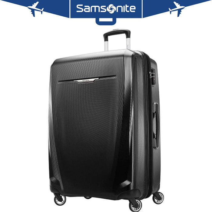 Samsonite Winfield 3 DLX Spinner 28" Checked Luggage - (Black) - (120754-1041)