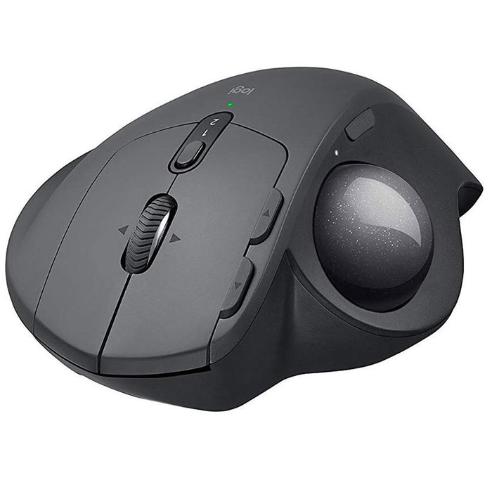 Logitech MX Ergo Wireless Trackball Mouse Graphite + Mouse Pad & Cleaning Cloth