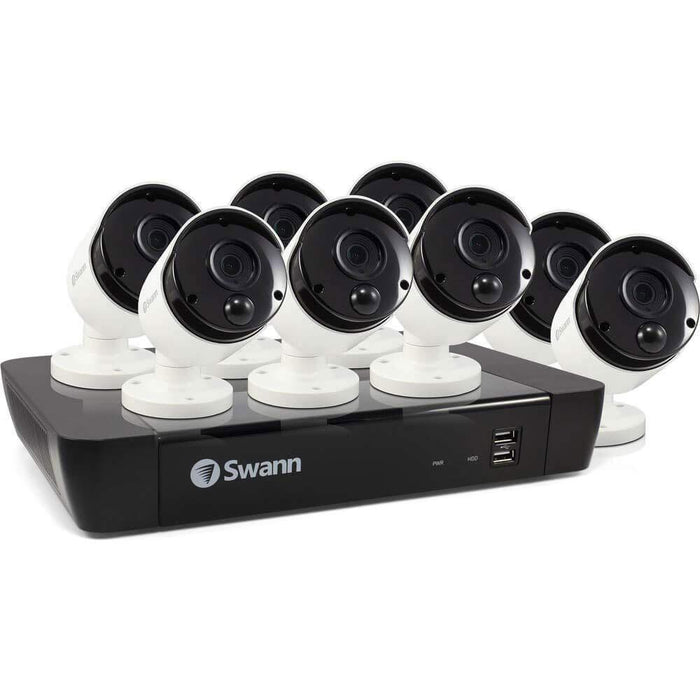 Swann 8 Camera 8 Channel 4K UHD NVR Security System w 2TB HDD + Warranty Bundle