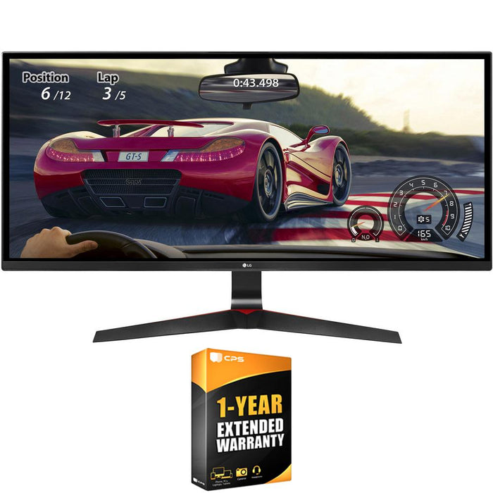 LG 34" 21:9 UltraWide IPS Gaming Monitor (Renewed) + 1 Year Extended Warranty