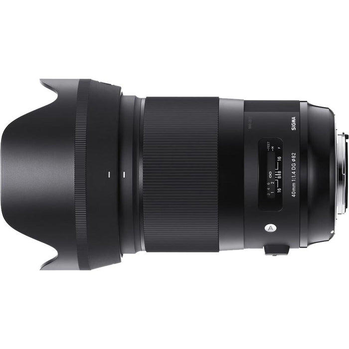 Sigma 40mm f/1.4 DG HSM Art Lens EF Canon Camera Mount USB Dock Accessory Bundle