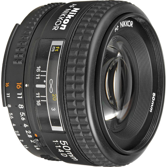 Nikon 1902B 50mm F/1.4D AF Nikkor Lens - Renewed
