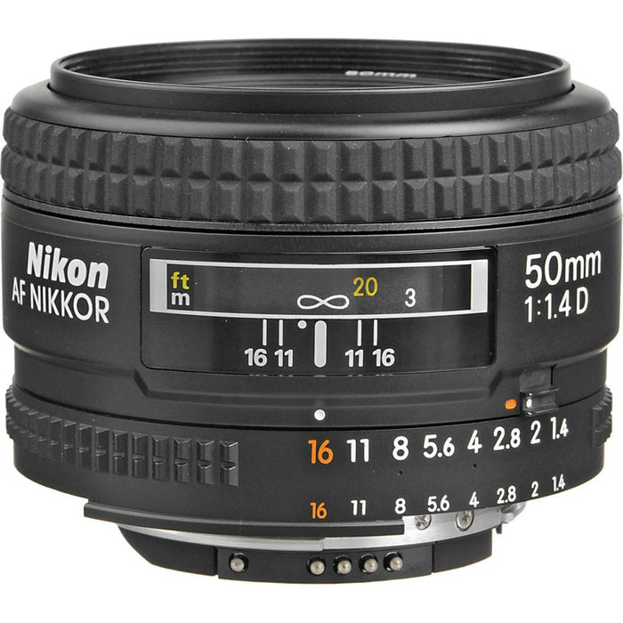 Nikon 1902B 50mm F/1.4D AF Nikkor Lens - Renewed