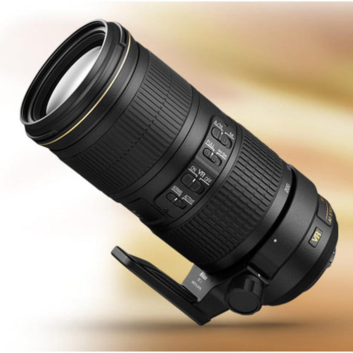 Nikon AF-S NIKKOR 70-200MM F/4G ED VR Lens for Nikon Digital SLR Cameras - Renewed