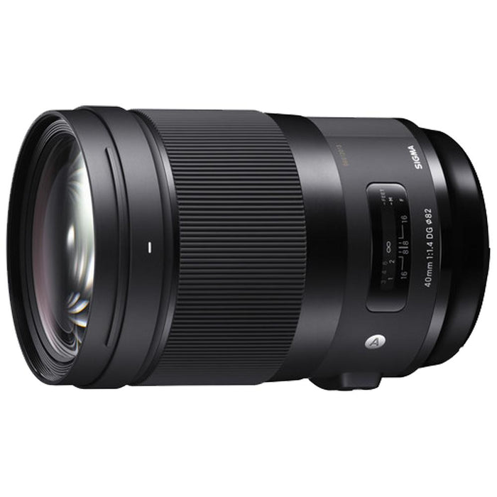 Sigma 40mm f/1.4 DG HSM Art Lens for Canon EF (332954) - (Renewed)