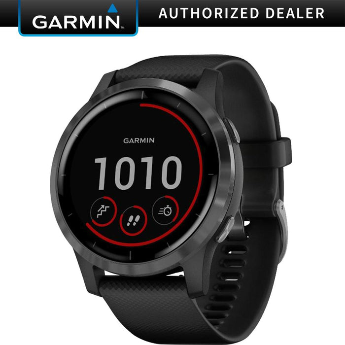 Garmin Vivoactive 4 Smartwatch (Black/Stainless) 010-02174-11