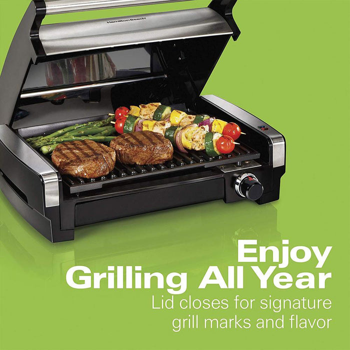 Hamilton Beach Indoor Searing Grill with Extended Warranty