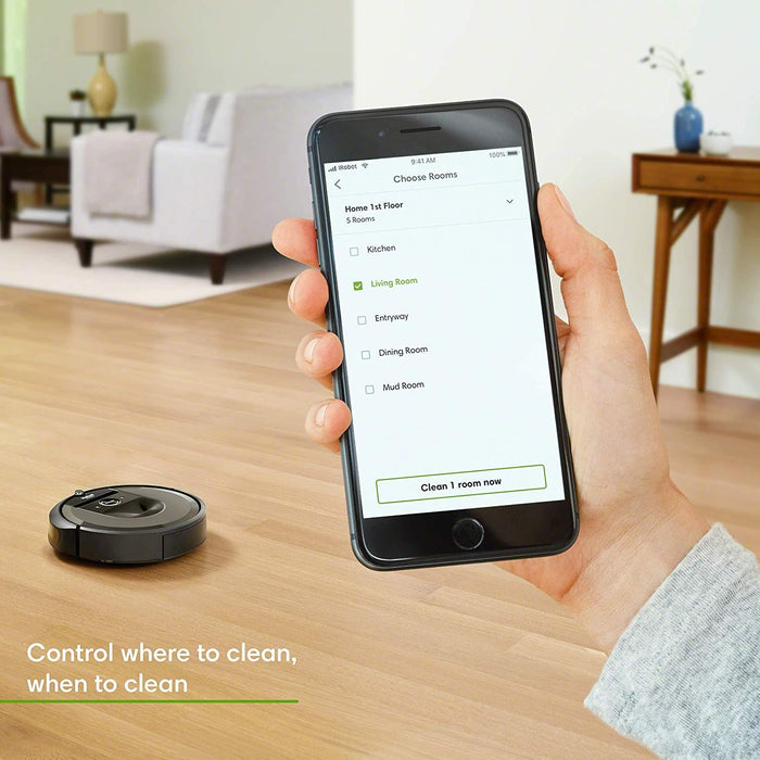 iRobot Roomba i7+Robot Vacuum with Automatic Dirt Disposal - Wi-Fi Connected