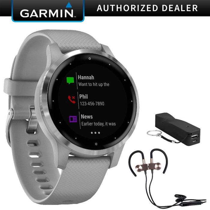 Garmin Vivoactive 4S Smartwatch (010-02172-01) Wireless Sport Earbuds & More