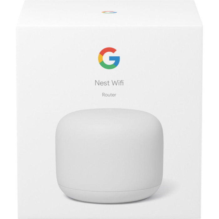 Google Nest WiFi Router 2nd Generation Dual Band AC2200 Mesh System 1-Pack (GA00595-US)
