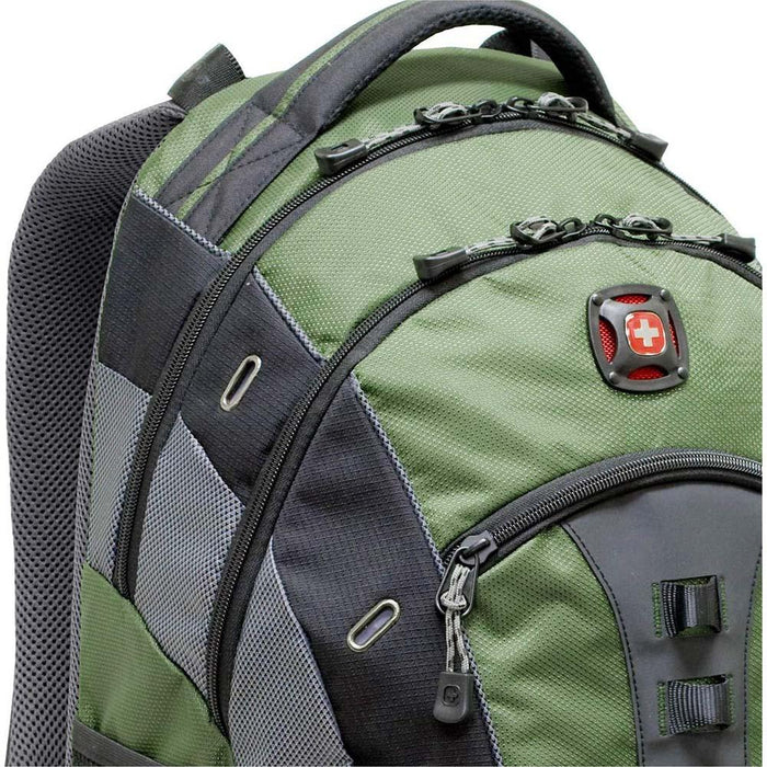 SwissGear Granite Deluxe Laptop Backpack (Green/Black)
