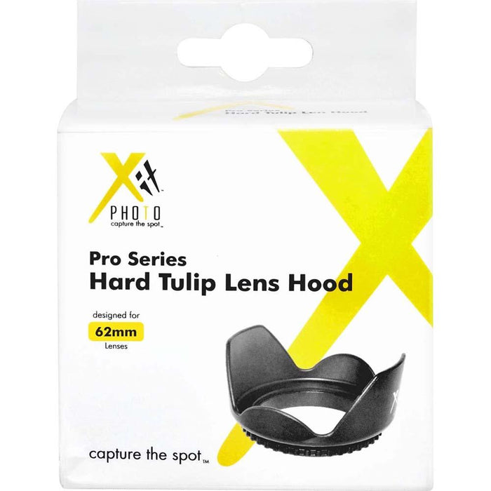 Xit 62mm Pro Series Hard Tulip Lens Hood