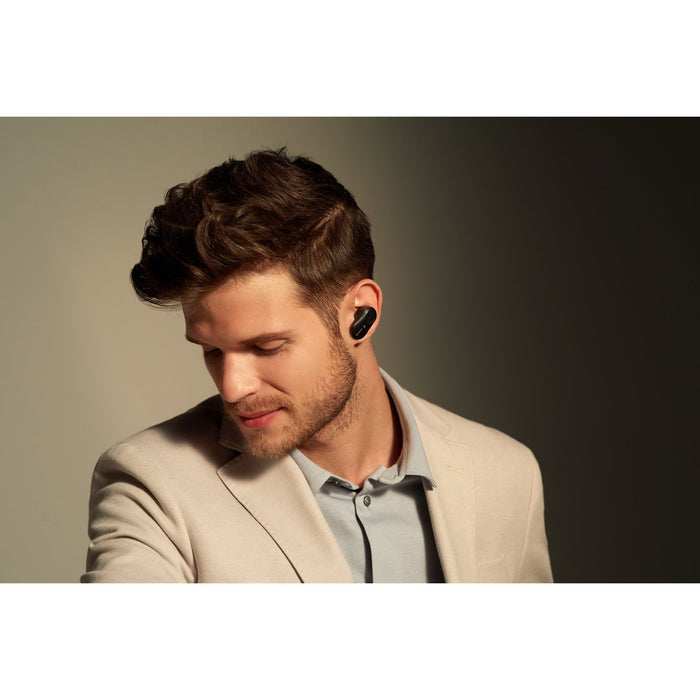 Sony WF-1000XM3 True Wireless Headphones In Ear Noise Cancellation Bundle Black