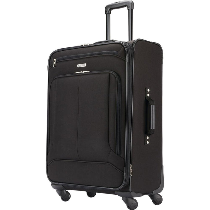 American Tourister Pop Max 3 Piece Luggage Spinner Set - 29/25/21(Black)(115358-1041) - Open Box