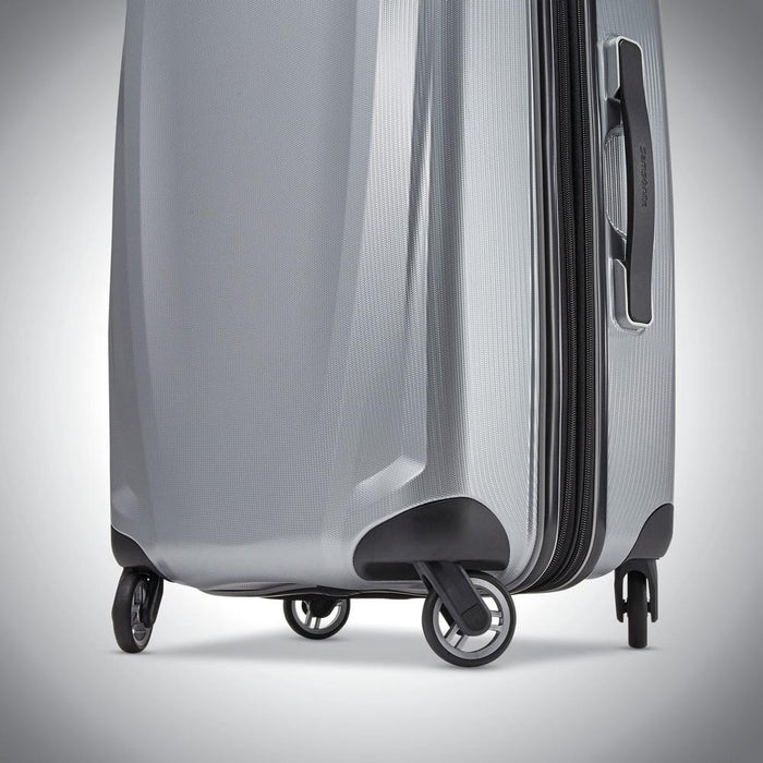 Samsonite Winfield 3 DLX Spinner 28" Checked Luggage - (Silver) - (120754-1776) - Open Box