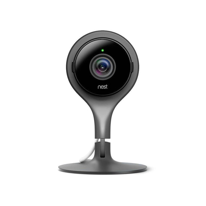 Google Nest NC1102ES-MS Cam Indoor Security Camera Bundle w/ Google Home Mini, Sky Blue
