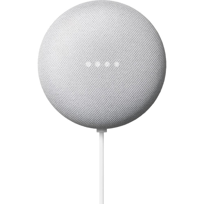 Google Nest Hub Charcoal GA00515-US & Google Nest Mini-2nd Gen Chalk GA00638-US Speakers