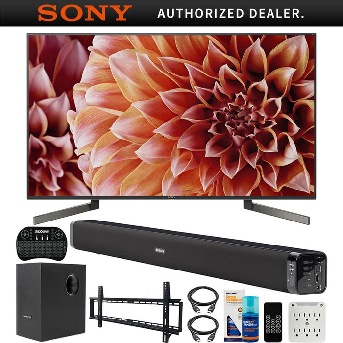 Sony XBR49X900F 49-Inch 4K Ultra HD Smart LED TV with High End Soundbar Bundle