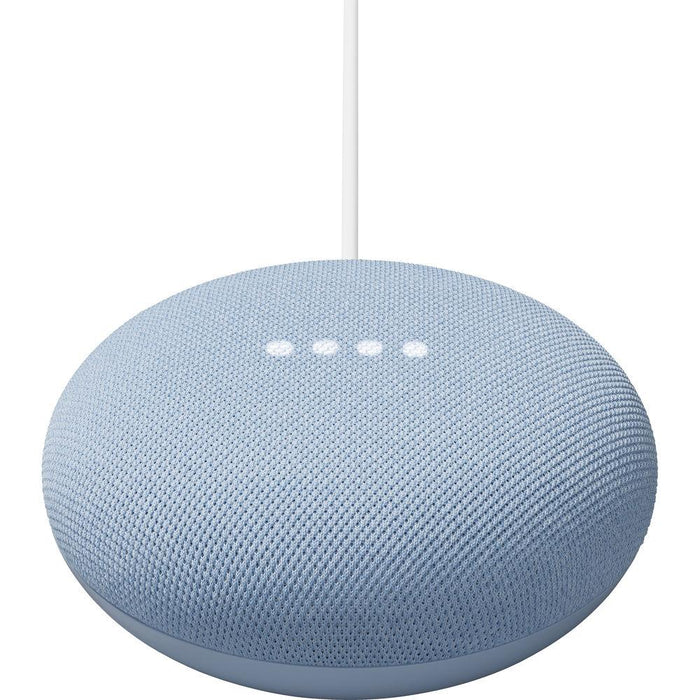 Google Nest Mini - 2nd Gen Smart Speaker GA01140-US with Google Assistant Sky Blue 3 Pack