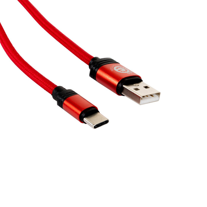 Deco Essentials 6FT USB Type-C Charge & Sync Cable | Transfer Speeds Up to 480Mbps (3-Pack)