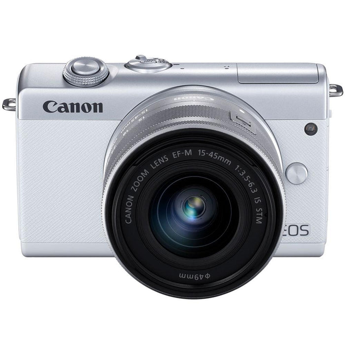 Canon EOS M200 Mirrorless Digital Camera + 15-45mm IS STM Lens Vlogger Bundle WT