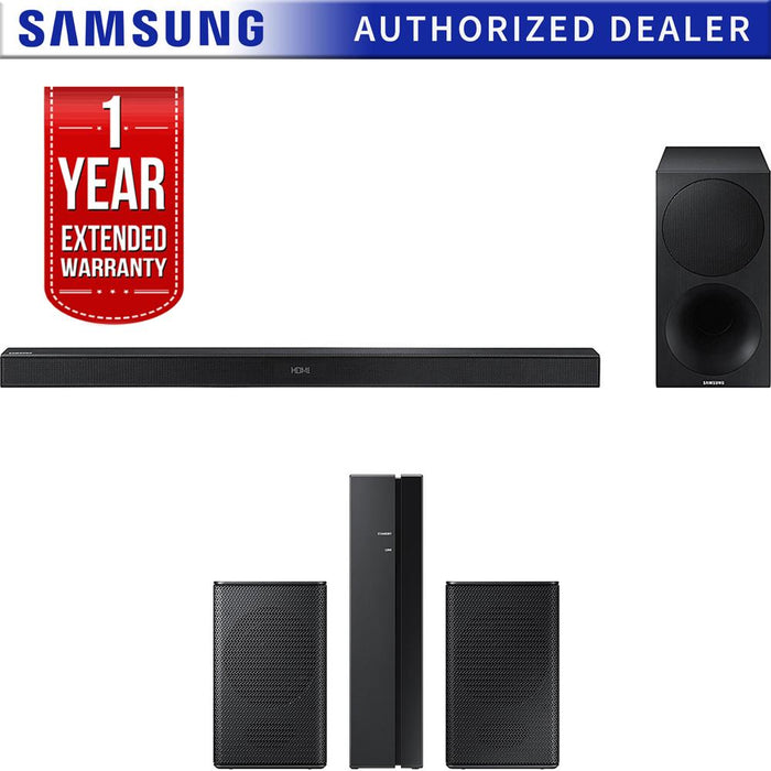 Samsung 320W 2.1Ch Soundbar w/ Wireless Subwoofer +Wireless Rear Speakers Bundle