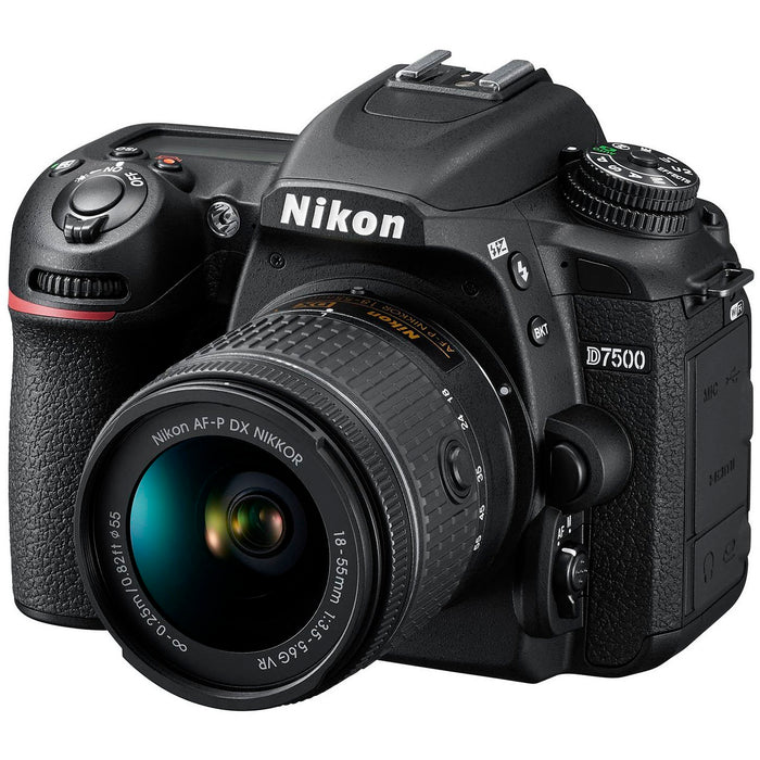 Nikon D7500 20.9MP DX-Format Digital SLR Camera + 18-55 VR & 70-300 AF-P VR