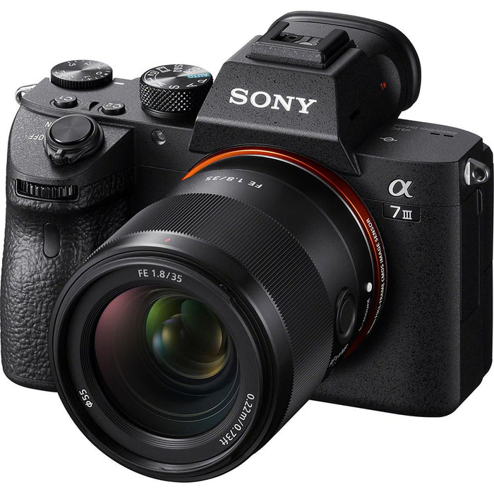 Sony FE 35mm F1.8 Large Aperture Full-Frame E-Mount Prime Lens - SEL35F18F - Open Box