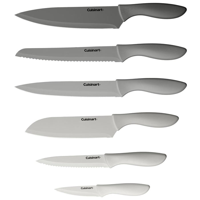 Cuisinart Advantage 12-Piece Gray Knife Set with Blade Guards + Cut Safe Gloves