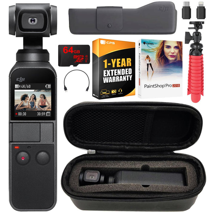 DJI Osmo Pocket - Action camera - mountable - 4K / 60 fps