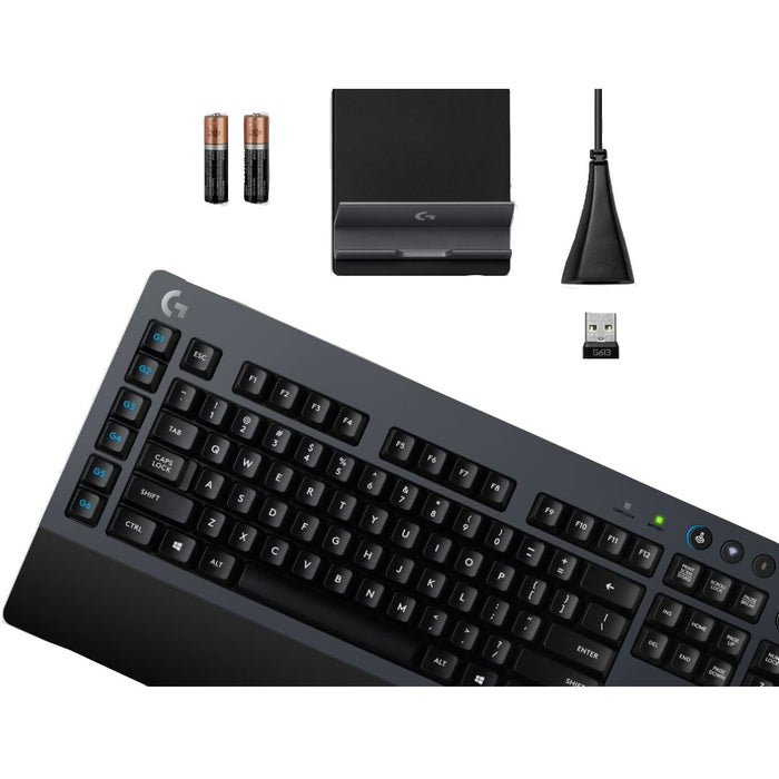 Logitech G613 Bluetooth Wireless Mechanical Gaming Keyboard & Deco Gear Gaming Mouse Pad