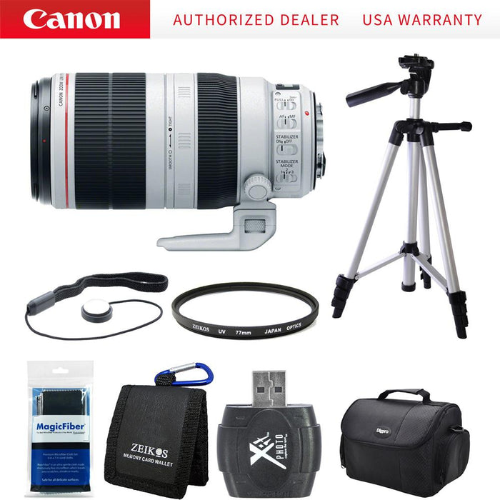 Canon EF 100-400mm f/4.5-5.6L IS II USM Lens (9524B002) Bundle
