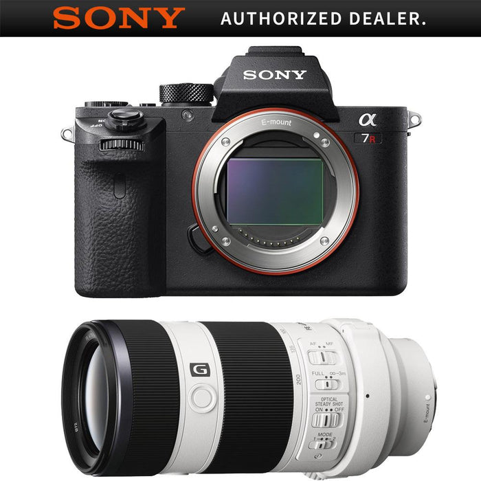Sony a7R II Mirrorless Interchangeable Lens Camera Body with 70-200mm Lens Bundle