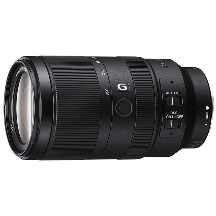 Sony E 70-350mm F4.5-6.3 G OSS Super-Telephoto Lens w/ Vanguard Tripod Bundle