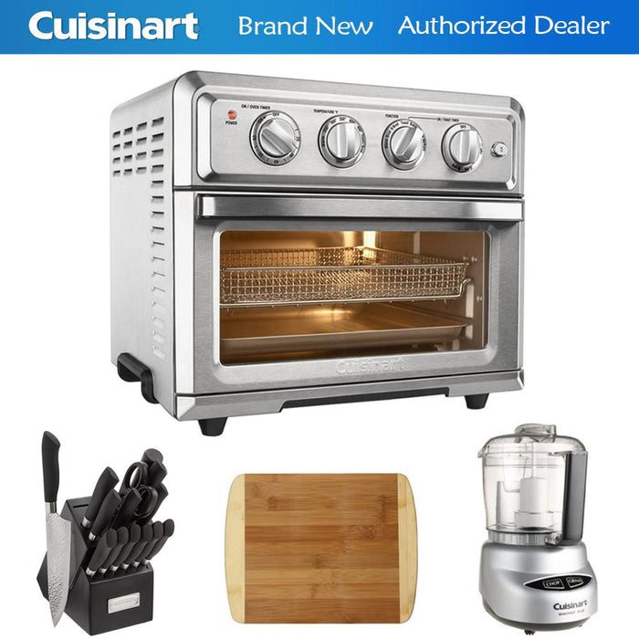 Cuisinart TOA-60 Air Fryer Toaster Oven w/ Ultimate Kitchen Bundle
