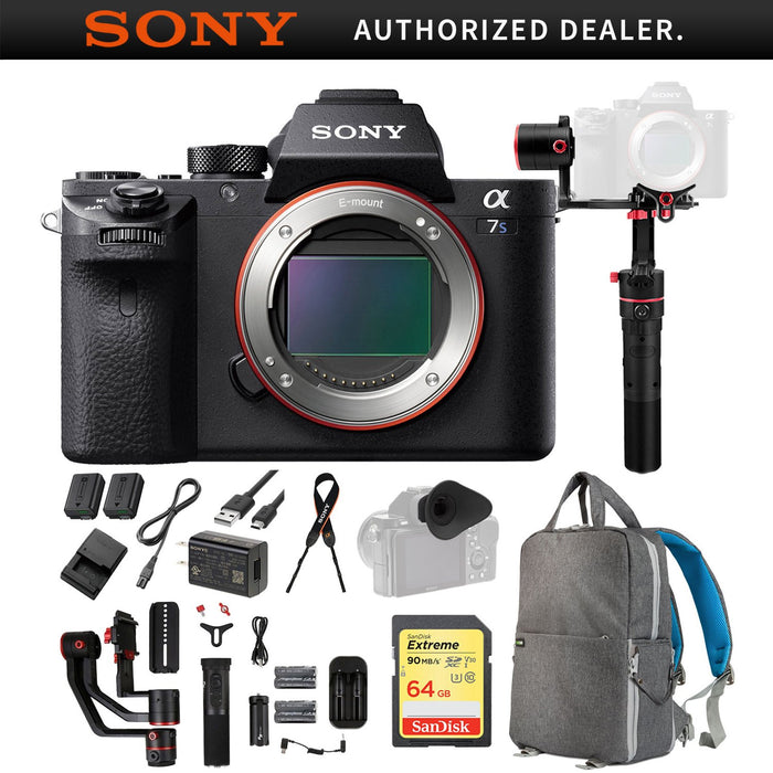 Sony a7S II Full-frame Mirrorless Camera with Feiyutech a2000 Gimbal Pro Bundle