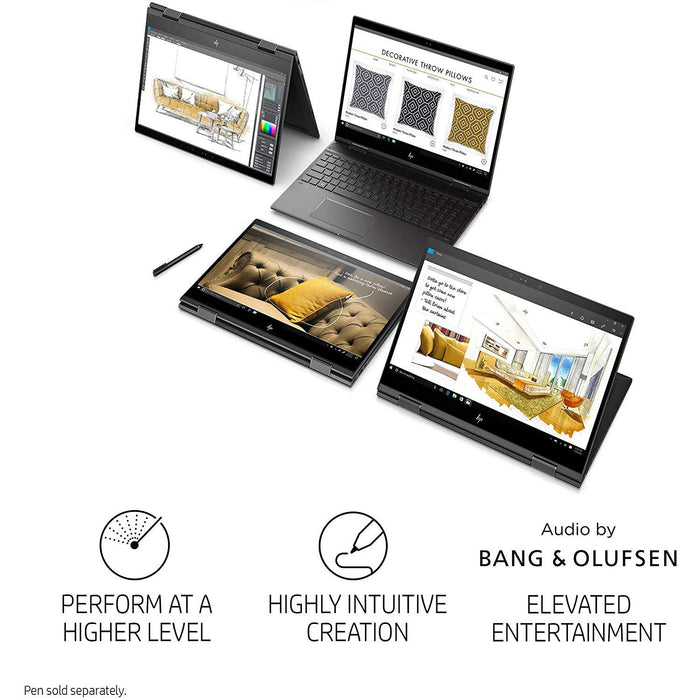 Hewlett Packard Envy X360 Convertible 15-Inch FHD Touchscreen Laptop, AMD Ryzen 5 2500U
