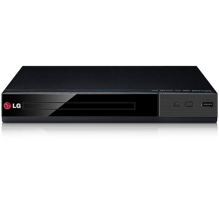 LG DVD Player, USB Direct Recording, Playback + HDMI Cable + 6" Microfiber Cloth