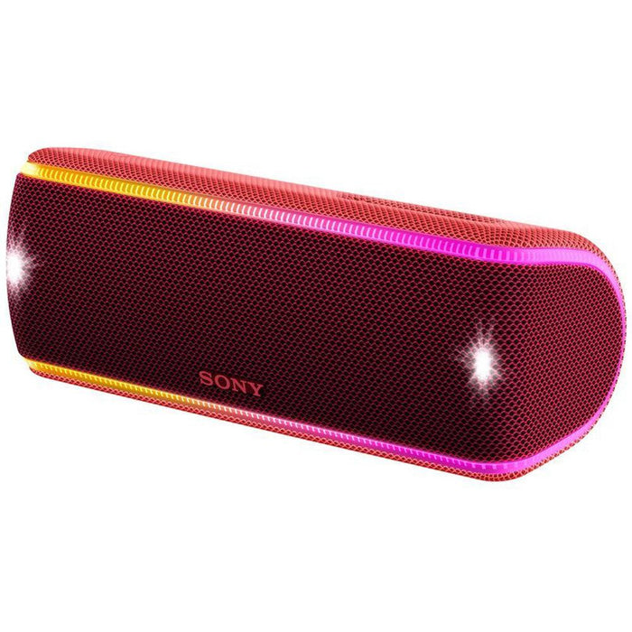Sony Portable Wireless Bluetooth Speaker - Red - SRSXB31/R - Open Box