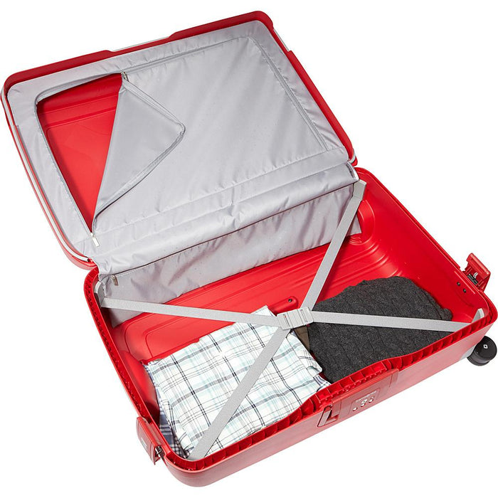 Samsonite S'Cure 28" Spinner Luggage - Crimson Red - Open Box