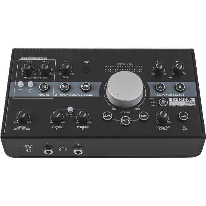 Mackie Big Knob 3x2 Studio Monitor Controller - 96kHz USB I/O - Open Box